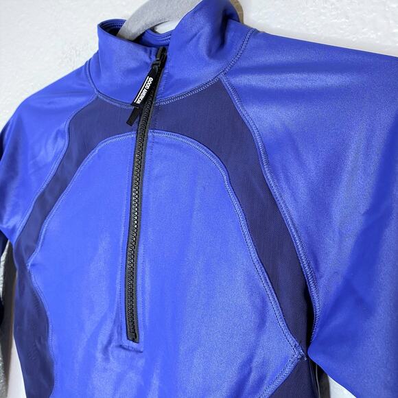 Good American The Power Crop Top Navy 2/M - Picture 6 of 10